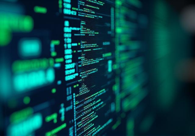Secure code environment visualization with matrix patterns
